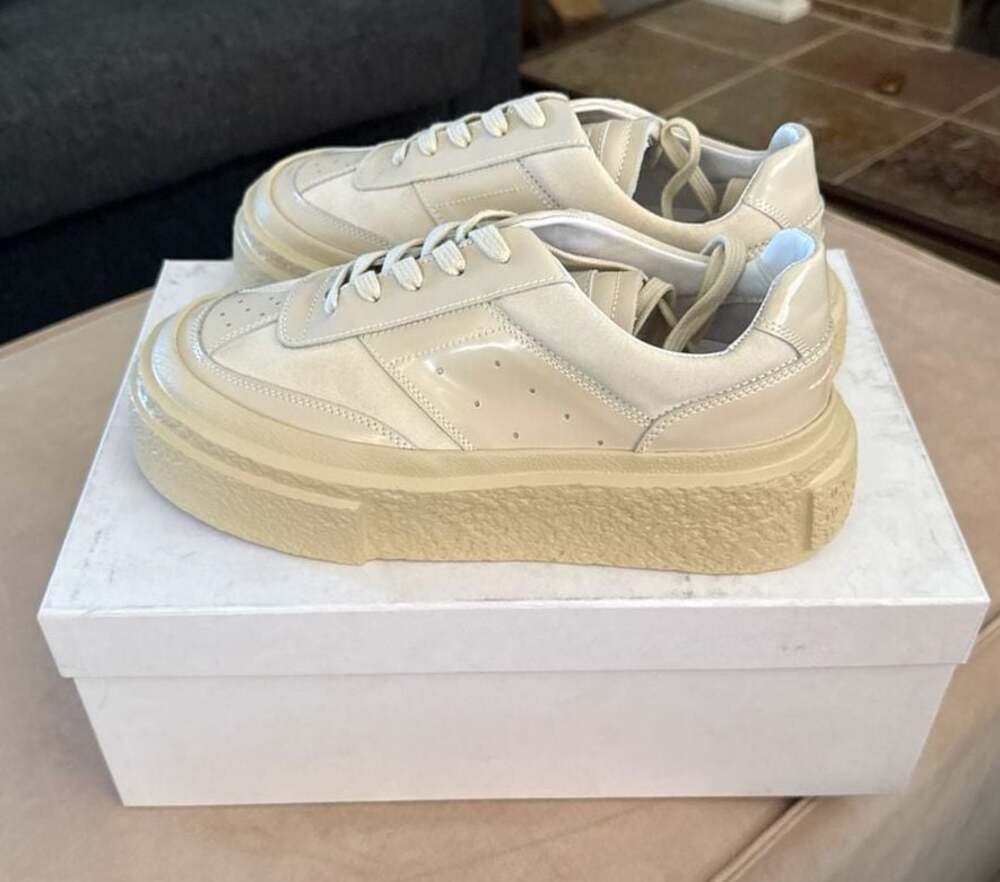 MM6 Maison Margiela Platform Sneaker Putty Tapioca Size 38 - 7.5W